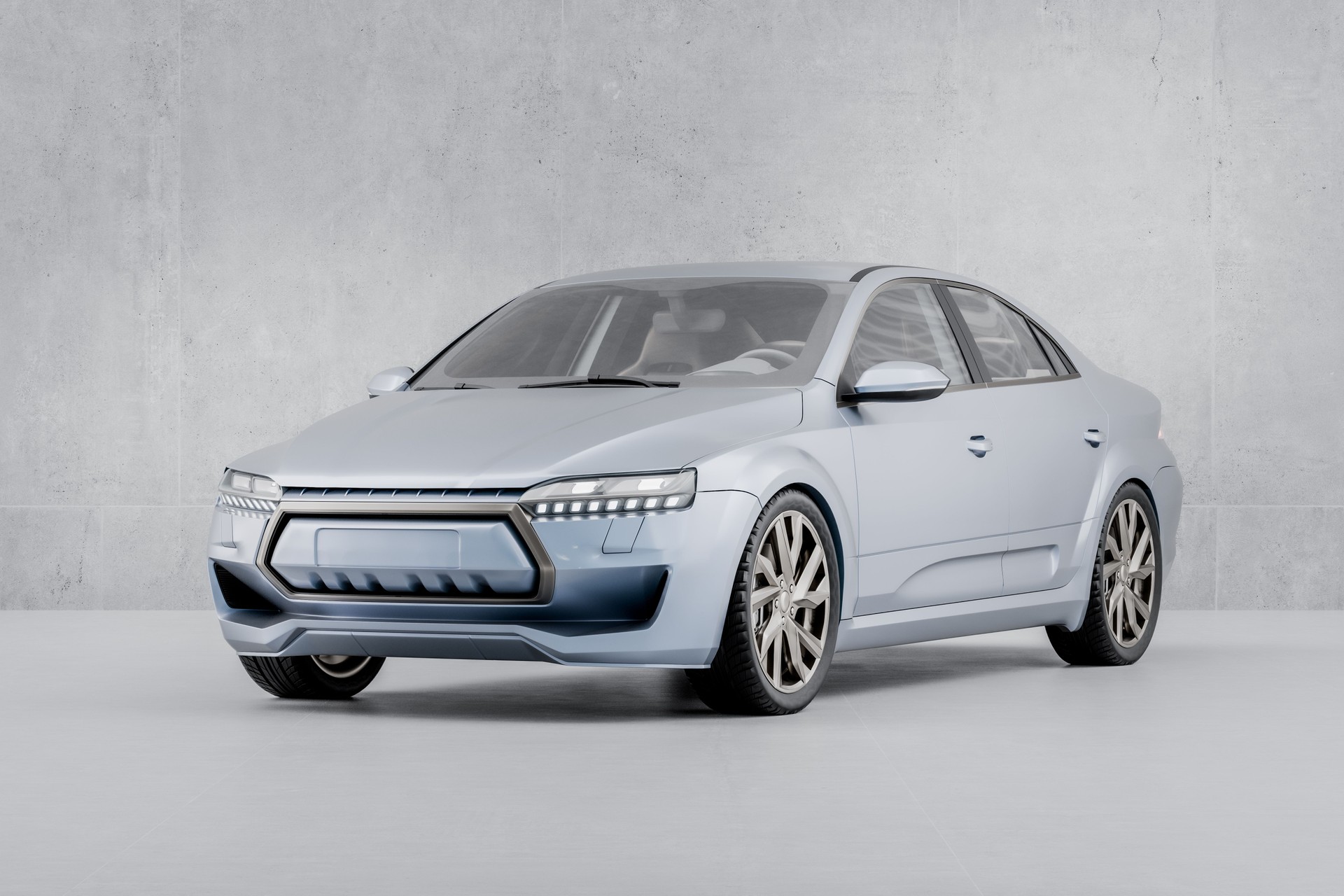 Modern car as product shot